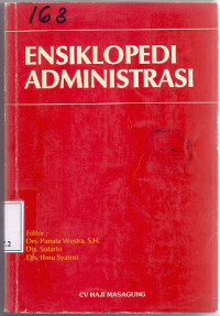 Ensiklopedi administrasi (edisi yang diperbaiki dari kamus administrasi)